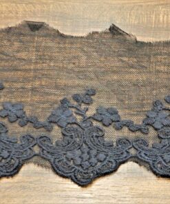 Δαντέλα βαμβακερή με τούλι για ρούχα 10cm κωδ.297