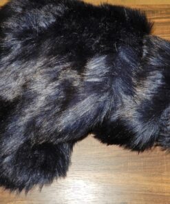 Γούνα οικολογική μπλέ σκούρο 180x30cm