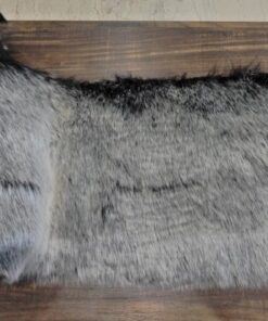 Γούνα οικολογική γκρί αρζάν 135x20cm