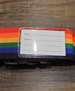 Ιμάντας για δέσιμο βαλίτσας 5cm με καρτελάκι για τα στοιχεία