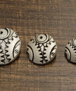 Κουμπί μεταλλικό με σχέδιο