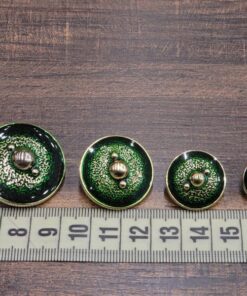 Alternative view of Κουμπί πλαστικό πράσινο