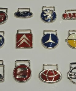 Μεταλλικά στοιχεία για μπρελόκ με μάρκες αυτοκινήτων