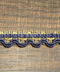 Τρέσα με χρυσοκλωστή 1cm κωδ.327