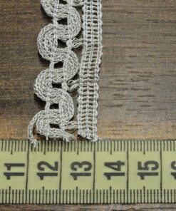 Alternative view of Τρέσα από ασημοκλωστή 2cm κωδ.332