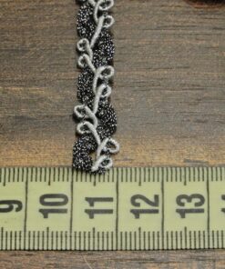 Alternative view of Τρέσα από ασημοκλωστή 1cm κωδ.333