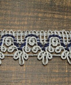 Τρέσα από ασημοκλωστή 2,5cm κωδ.334