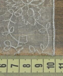 Alternative view of Τρέσα οργαντίνα με ασημοκλωστή 5cm κωδ.336