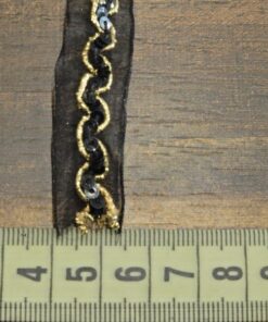 Alternative view of Τρέσα από οργαντίνα με παγιέτα 1,5cm κωδ.338