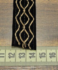 Alternative view of Τρέσα τύπου σουέτ 2,5cm κωδ.347