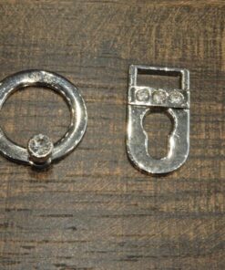 Alternative view of Κούμπωμα διακοσμητικό με στράς 1,5cm