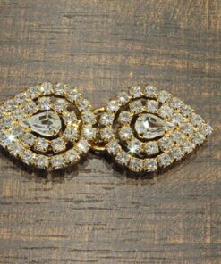 Κούμπωμα διακοσμητικό με στράς 22mm