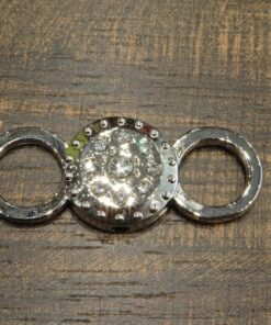 Κούμπωμα διακοσμητικό με στράς 2cm