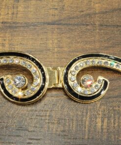 Κούμπωμα διακοσμητικό με στράς 2cm