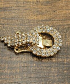 Κούμπωμα διακοσμητικό με στράς 1,5cm