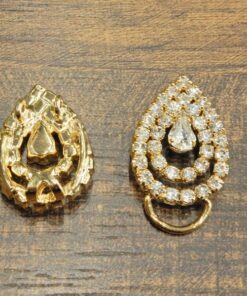 Alternative view of Κούμπωμα διακοσμητικό με στράς 1,5cm