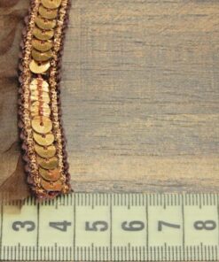 Alternative view of Τρέσα οργαντίνα με παγιέτα 3,5cm κωδ.356