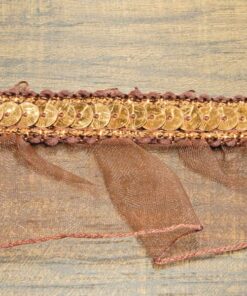 Τρέσα οργαντίνα με παγιέτα 3,5cm κωδ.356