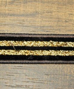 Κορδέλα βελούδο με λούρεξ 1,5cm κωδ.357