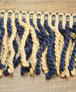 Κρόσσι στριφτό σενίλ δίχρωμο 8cm κωδ.361