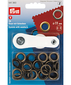 Μπουντούζια μπρονζέ - 11mm PRYM 15τμχ 541363