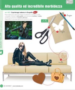 Alternative view of Θερμοκολλητικό μπάλωμα με υφή δερματίνης MARBET Art.423