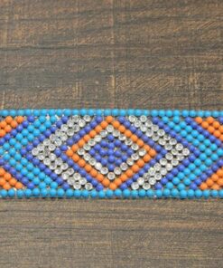 Τρέσα θερμοκολλητική με στράς 2,5cm κωδ.370