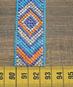 Alternative view of Τρέσα θερμοκολλητική με στράς 2,5cm κωδ.370