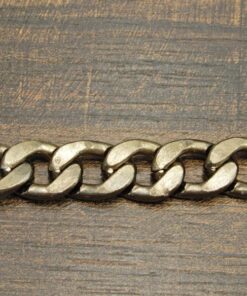 Αλυσίδα μεταλλική μπρονζέ 1cm κωδ.372