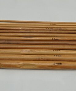 Alternative view of Τσιγκελάκια πλεξίματος μπαμπού σε σετ 12τμχ