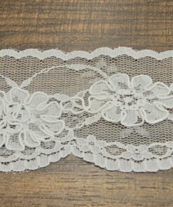 Δαντέλα νάιλον άσπρη 5cm κωδ.395