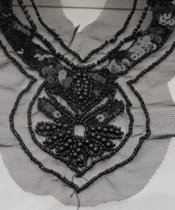 Alternative view of Μοτίφ γιακάς κεντημένος 35cm