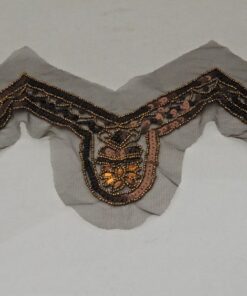 Μοτίφ γιακάς κεντημένος με χάντρες 30cm