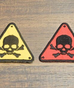 Θερμοκολλητικό σήμα με νεκροκεφαλή 5x5cm