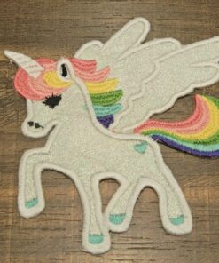 Θερμοκολλητικό σήμα μονόκερος 10x9cm