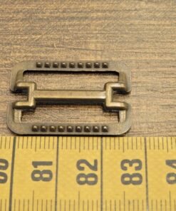 Alternative view of Τόκα μπρονζέ μεταλλική για γιλέκο 2cm