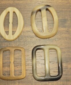 Alternative view of Τόκα για ζώνη κοκκάλινη 4cm