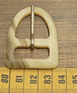 Alternative view of Τόκα κοκκάλινη για ζώνη 3cm