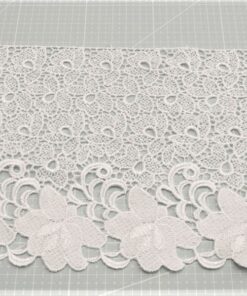 Δαντέλα κιπούρ λευκή 17cm κωδ.428