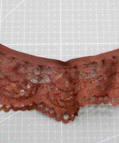 Δαντέλα ελαστική με σούρα και πιέτες 5cm κωδ.429