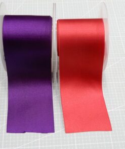 Alternative view of Κορδέλα σατέν διπλής όψεως 68mm