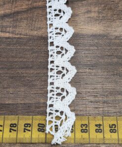 Alternative view of Δαντέλα βαμβακερή 2cm κωδ.462