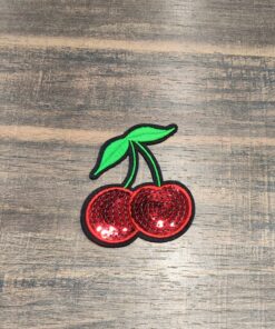 Θερμοκολλητικό σήμα κερασάκια 7cm